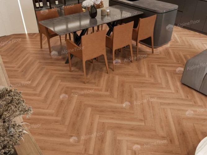 Кварцвиниловая плитка Alpine Floor Parquet Light Дуб Капелла ЕСО 13-31 MC