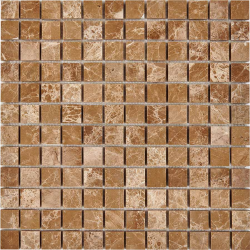 Мозаика Pixel Mosaic PIX 222 Light Emperador, чип 23x23 мм, сетка 305х305x6 мм, Полированная