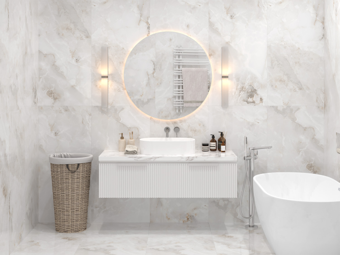 Керамогранит Staro Palacio Nestle Bianco Polished 60x120