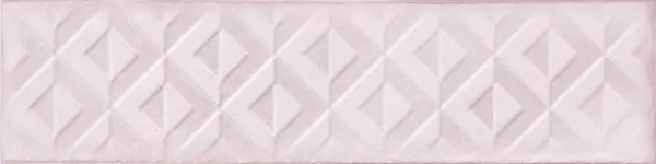 Керамическая плитка Декор Cifre Relieve Drop Pink Brillo 7.5x30