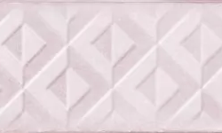 Керамическая плитка Декор Cifre Relieve Drop Pink Brillo 7.5x30