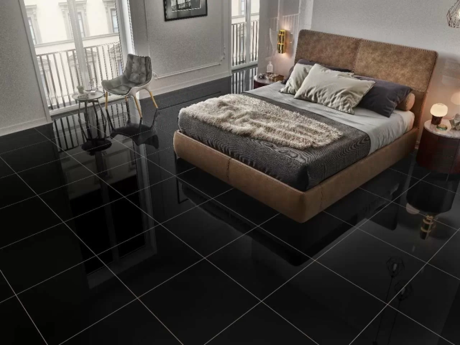 Керамогранит Duna Super Black Polished 60x60