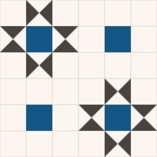 Керамогранит NiceKer Victorian Queen Blue 45,2x45,2