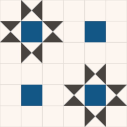 Керамогранит NiceKer Victorian Queen Blue 45,2x45,2