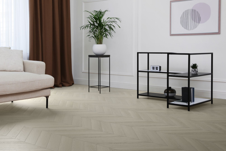 Кварц-виниловый ламинат SPC Aquafloor Chevron Premium Parquet AF7011CVR