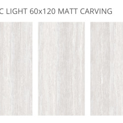 Керамогранит Staro Dolomites Travertin Classic Light Matt Carving 60x120