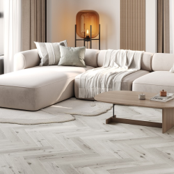 Кварцевый ламинат SPC Fargo Parquet Дуб Снежный 33-DL1601