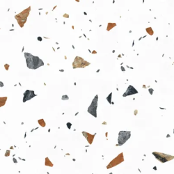 Керамогранит Laparet х9999309441 Terazzo Bianco цветной матовый карвинг 60х120