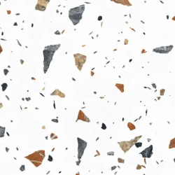 Керамогранит Laparet х9999309441 Terazzo Bianco цветной матовый карвинг 60х120