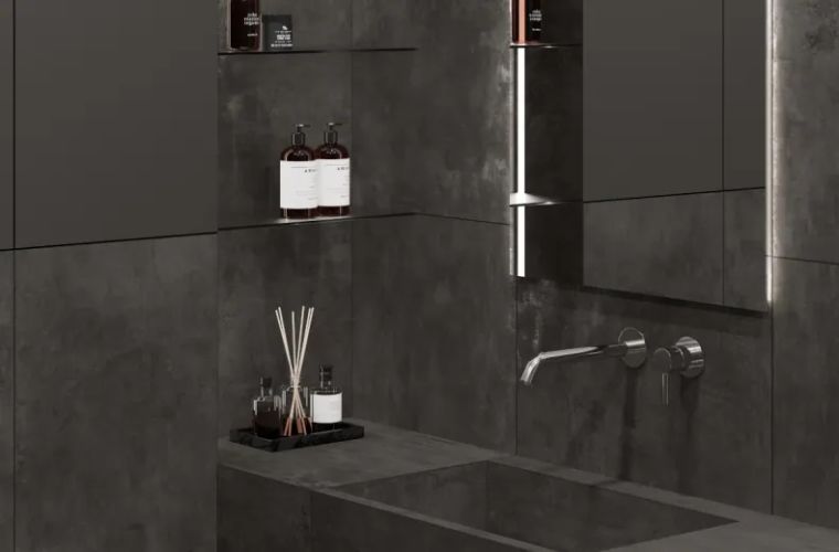 Керамогранит Laparet LP6012G0591R Festa Beige бежевый глянцевые чернила 59,5х119,1