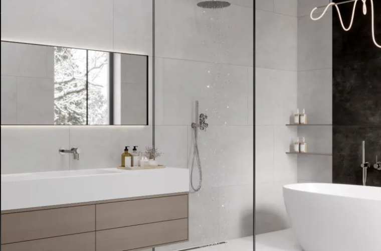 Керамогранит Laparet LP6012G0591R Festa Beige бежевый глянцевые чернила 59,5х119,1