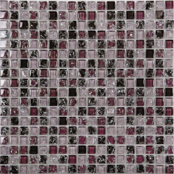 Мозаика NSmosaic No-299 камень стекло (15*15*8) 305х305, глянцевая