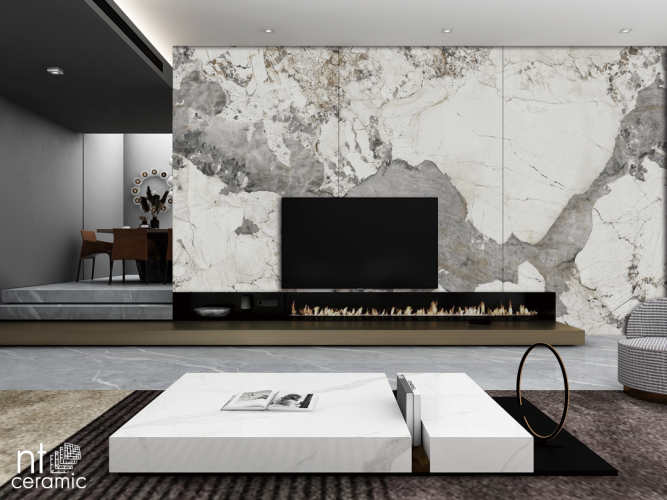 Керамогранит NT Ceramic NTT3012P Calacatta Black 120х240