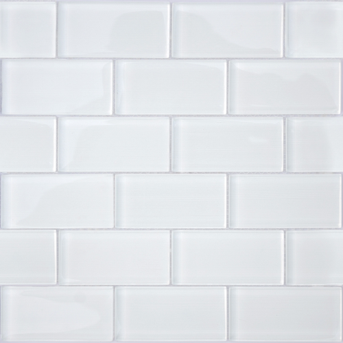 Мозаика LeeDo Ceramica Mattoni Bianchi (50x100) 300х300, полированная глянцевая