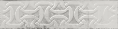 Керамическая плитка Декор Cifre Relieve Drop White Brillo 7.5x30