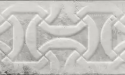 Керамическая плитка Декор Cifre Relieve Drop White Brillo 7.5x30