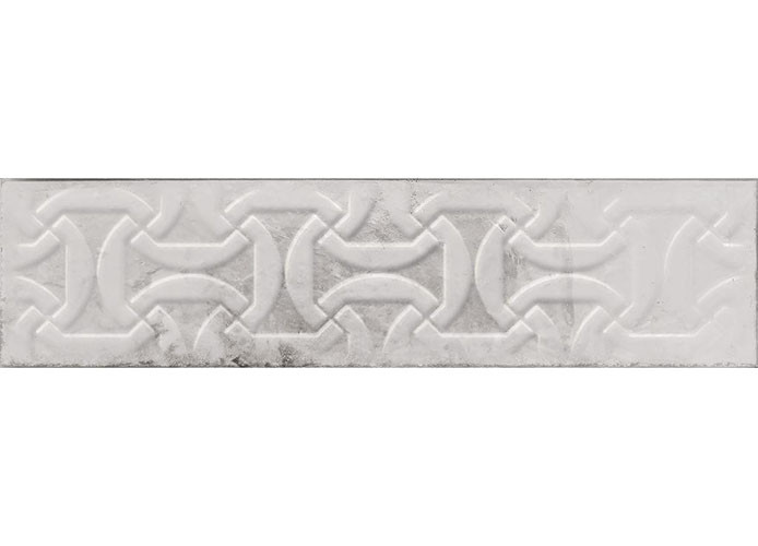 Керамическая плитка Декор Cifre Relieve Drop White Brillo 7.5x30