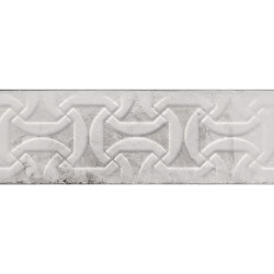 Керамическая плитка Декор Cifre Relieve Drop White Brillo 7.5x30