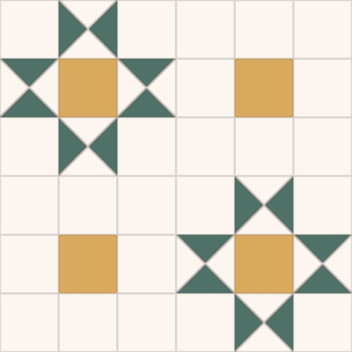 Керамогранит NiceKer Victorian Queen Green 45,2x45,2