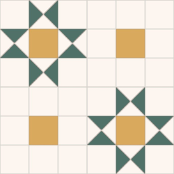 Керамогранит NiceKer Victorian Queen Green 45,2x45,2