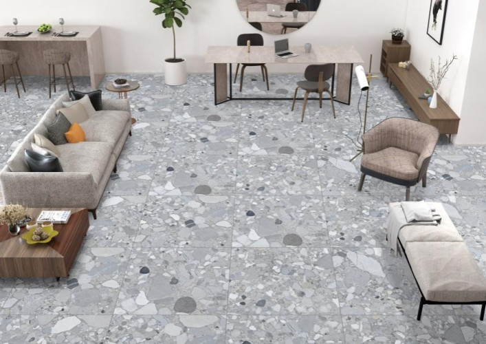 Керамогранит Primavera Arseno Gris Carving CR105 60x60