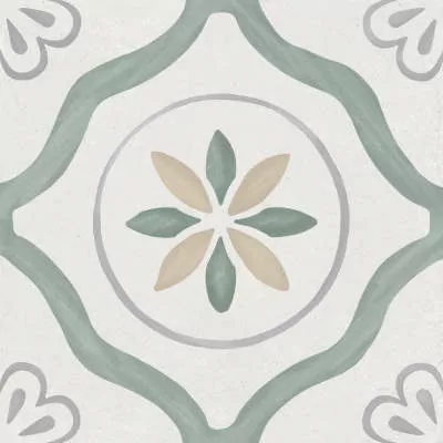 Керамогранит Harmony 3386036157 Sirocco Green Petals 9mm R10 22.3x22.3