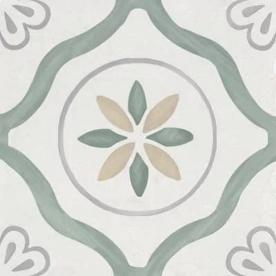 Керамогранит Harmony 3386036157 Sirocco Green Petals 9mm R10 22.3x22.3