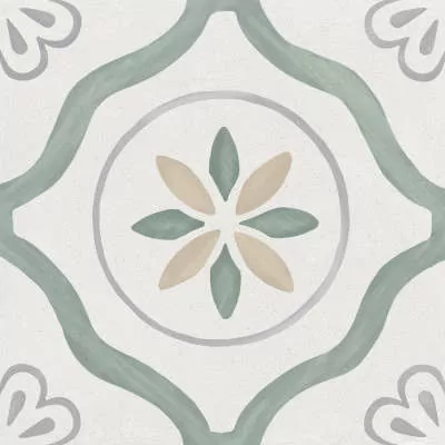 Керамогранит Harmony 3386036157 Sirocco Green Petals 9mm R10 22.3x22.3