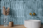 Керамическая плитка Harmony 35268 Bari Blue Decor 6x24,6
