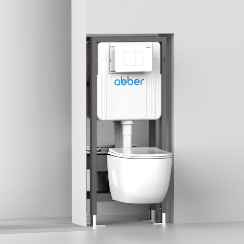 Инсталляция двойная самонесущая ABBER AC0106 для двух подвесных унитазов
