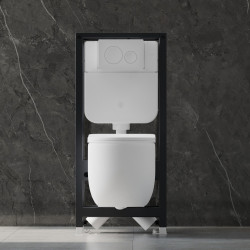 Инсталляция двойная самонесущая ABBER AC0106 для двух подвесных унитазов