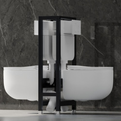 Инсталляция двойная самонесущая ABBER AC0106 для двух подвесных унитазов