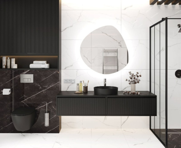 Керамогранит Laparet Pristine White х9999295364 белый матовый 60x60