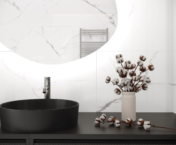 Керамогранит Laparet Pristine White х9999295364 белый матовый 60x60