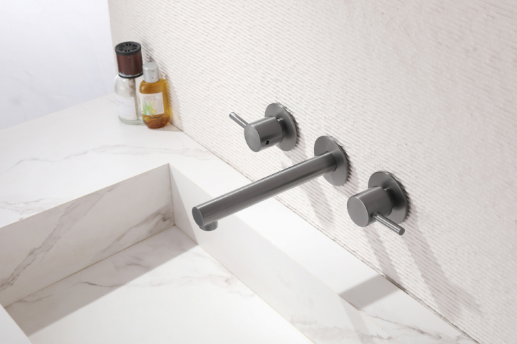 Смеситель ABBER Emotion AF88121NG для раковины скрытого монтажа, никель