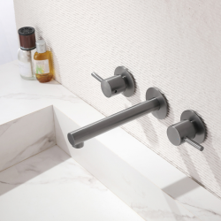 Смеситель ABBER Emotion AF88121NG для раковины скрытого монтажа, никель