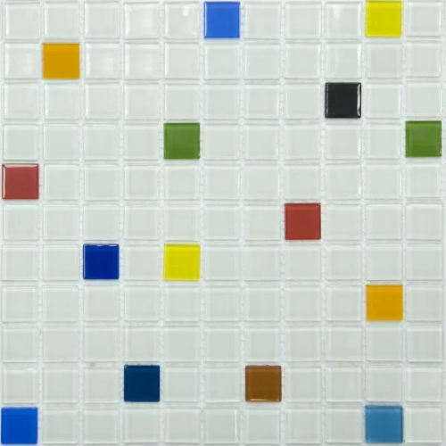 Мозаика NSmosaic S-453 стекло (25х25х4) 300х300, глянцевая