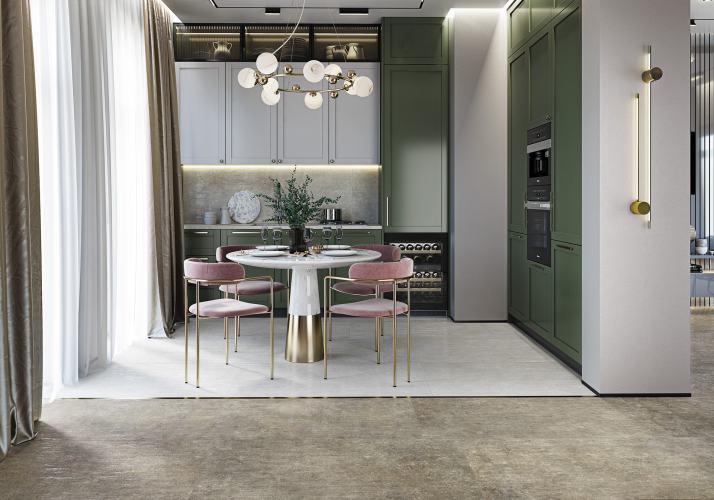 Керамогранит Delacora D12049M Corten Light матовый карвинг 60x120