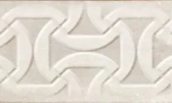 Керамическая плитка Декор Cifre Relieve Drop Ivory Brillo 7.5x30