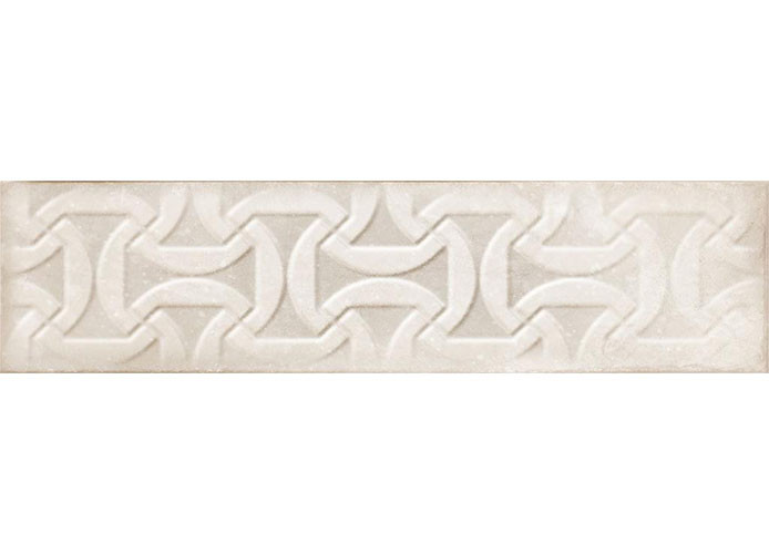 Керамическая плитка Декор Cifre Relieve Drop Ivory Brillo 7.5x30