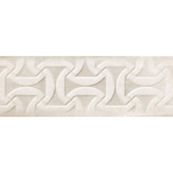 Керамическая плитка Декор Cifre Relieve Drop Ivory Brillo 7.5x30