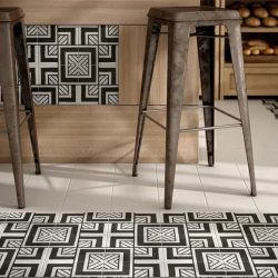 Плитка Equipe Caprice Deco 22125 Metropolitan B&amp;W 20x20