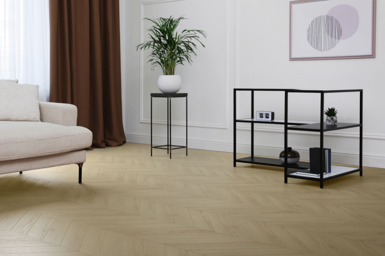 Кварц-виниловый ламинат SPC Aquafloor Chevron Premium Parquet AF7013CVR