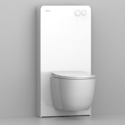 Инсталляционный модуль внешнего монтажа ABBER AC0107MW для подвесного унитаза, белый