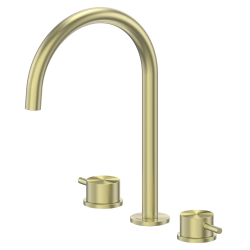 Смеситель ABBER Wasser Kreis 316 AF8108BG-M для раковины, золото брашированное