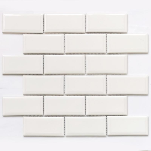 Мозаика Bonaparte Brick White (45х95х6) 288х292, глянцевая