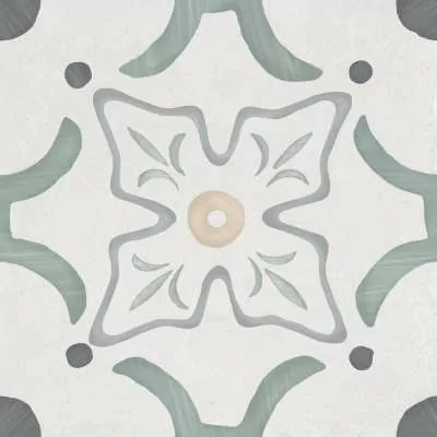 Керамогранит Harmony 3386036155 Sirocco Green Flower 9mm R10 22.3x22.3