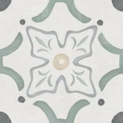 Керамогранит Harmony 3386036155 Sirocco Green Flower 9mm R10 22.3x22.3