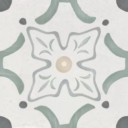 Керамогранит Harmony 3386036155 Sirocco Green Flower 9mm R10 22.3x22.3