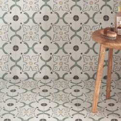 Керамогранит Harmony 3386036155 Sirocco Green Flower 9mm R10 22.3x22.3